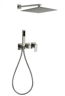 Душевая система скрытого монтажа Grocenberg GB5080NK с Картриджем Kerox (Венгрия) Никель